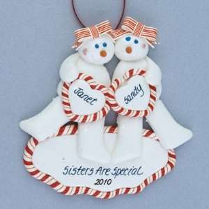  Personalized Sisters or Twins ornament