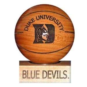  Duke Blue Devils Laser Engraved Wood Basketball Sports 