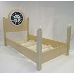  Seattle Mariners Bed Size Twin, Finish Natural