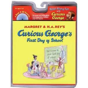  Curious Georges First Day of School Read Along Set 