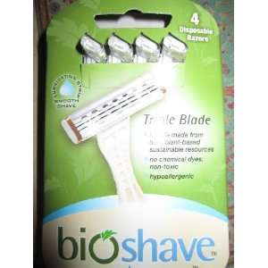  Bio Shave Shavegreen Triple Blade Beauty