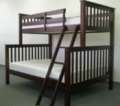 TWIN OVER FULL MISSION BUNK BEDS WHITE bunk bed  