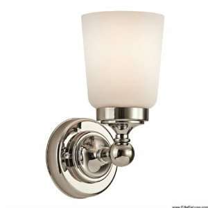   Perth Wall Sconce 1 Lt Incandescent Polished Nickel