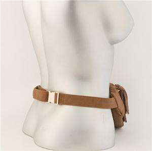 NEW URBAN BOHEMIAN STYLE PU LEATHER BELT PURSE ZIP FANNY PACK SUEDE 