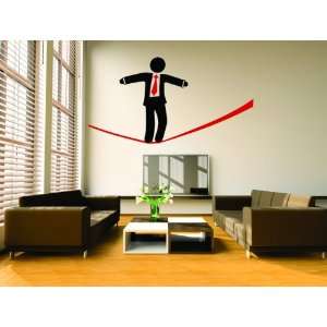 Removable Wall Decals   A man on a tight rope
