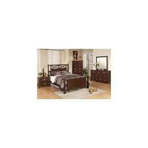   Bedroom Suite in Espresso Finish by Crown Mark   B1200