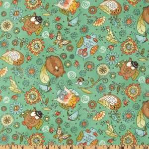  44 Wide Tree Huggers Toss Teal Fabric By The Yard Arts 