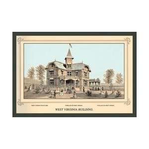   Exhibition 1876   West Virginia Building 20x30 poster