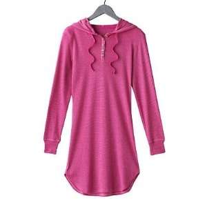  Candies® Pink Sparkle Lounge Lurex® Hooded Sleepshirt 