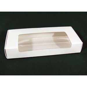 Piece 3/4 lb. Candy Box with Rectangle Window 7 3/8 x 3 1/2 x 1 1 
