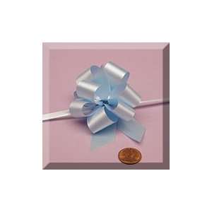    100ea   2 Pastel Blue Pull String Bow
