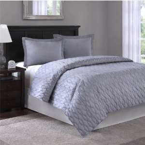  Main Street Dillon Braided Quilted Microsuede Comforter 