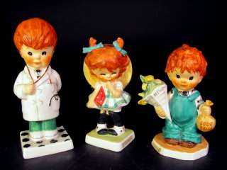 LOT 3 Goebel Red Heads Charlot Byj Figurines  