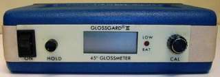 BYK Gardner Glossgard II 45 Degree Glossmeter w/ Case  