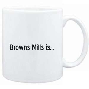  Mug White  Browns Mills IS  Usa Cities Sports 