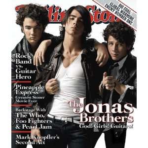Rolling Stone Cover of The Jonas Brothers by unknown. Size 15.00 X 18 