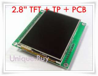   LCD Module + Touch Panel Screen + PCB Adapter + SD Card Cage  