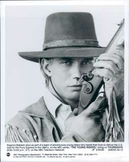 1989 Stephen Baldwin of Pony Express The Young Riders  