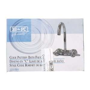  ACE TRADING   TRAD FAUCETS BK 123 005 CODE PATTERN BATH 
