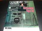 Pearl Drums   Steve Ferrone   Drums X 1985 Print Ad