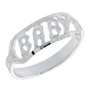 Sterling Silver Baby Ring / Kids Ring / Toe Ring (Available in Size 1 