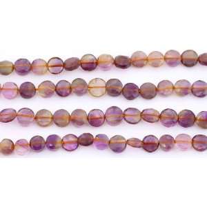  Faceted Ametrine Coins   