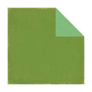 Echo Park Paper For The Record Cardstock 12X12 Green/Green; 25 Items 