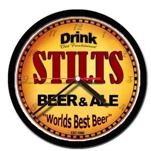  STILTS beer and ale cerveza wall clock 