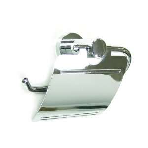   US26 Polished Chrome Toilet Paper Holder with Cover