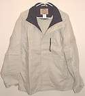 NEW water resistant light khaki jacket by Haband in size L   free 