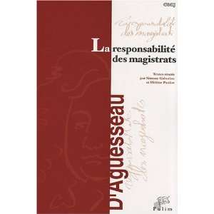   des magistrats (9782842874612) Pau Gaboriau Simone Books