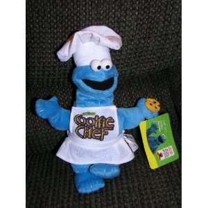  Sesame Street 9 Plush Cookie Monster Cookie Chef Doll by 