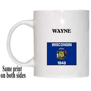  US State Flag   WAYNE, Wisconsin (WI) Mug 