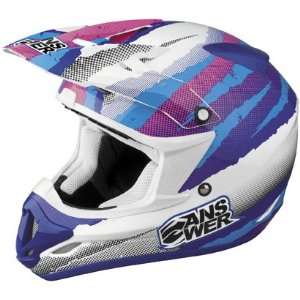  Answer Comet Graphics Helmet , Size XS, Color Blue/Pink 