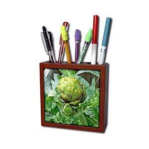  Vegetables   Artichoke   Tile Pen Holders 5 inch tile pen 