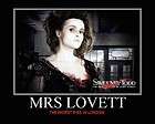 Sweeney Todd Mrs Lovett Mini Movie Poster