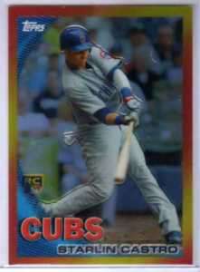 2010 TOPPS STARLIN CASTRO CUBS RED HOT ROOKIE RC #RHR 5  