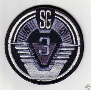 Stargate SG 3 Unit Battle Dress Uniform Patch   SG3  