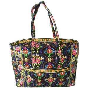 Stephanie Dawn X Large Tote   Bloom Dance * New Quilted Handbag 