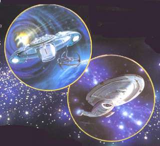 Set of 10 Star Trek Mini Plates  Ships of Star Trek  