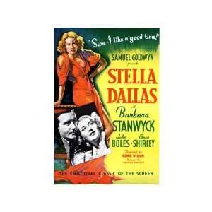  Stella Dallas Movie Poster, 11 x 17 (1937)