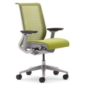  Steelcase Think 465 Work Wasabi Chair, 3 D Knit Back 