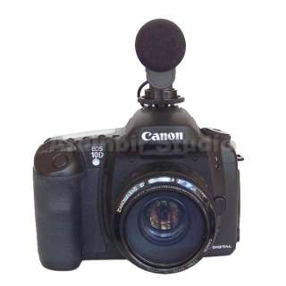 Stereo Video Shotgun Mic for Canon EOS Rebel T3i 600D  