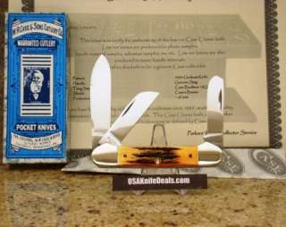   Classic Case Brothers 5394 STAG Gunboat Canoe Knife with COA & Box