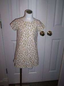 Janie Jack Embellished Elegance Leopard Dress 4t NWOT  
