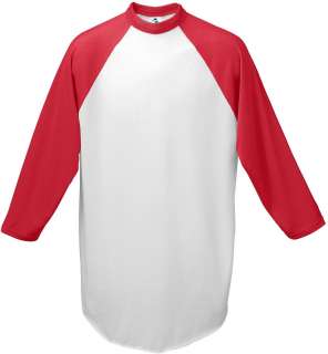 Augusta Sportswear 3/4 Sleeve Baseball T Shirt 420  