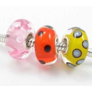 Fun Girly Pink, Lady Bug Red, and Funky Yellow/Light Blue 