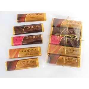   Assortment of 5 Godiva Chocolate Candy Bars   Flavors Vary (1.5oz