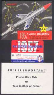1957 OvaltineCaptain MIDNIGHT Secret Squadron Manual+  