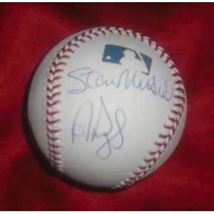   & Stan Musial Autographed/Hand Signed Baseball